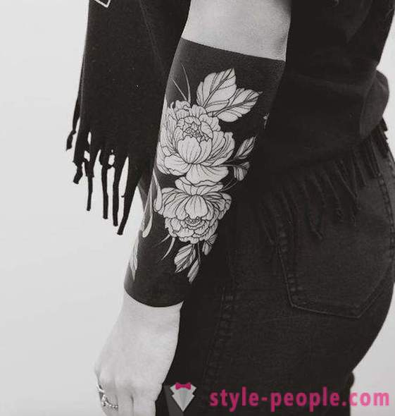 Blekvork τατουάζ: συγκεκριμένο στυλ