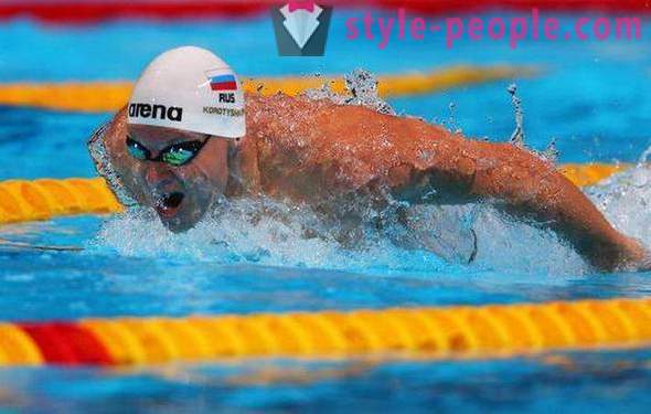 Evgeny Κοροτίσκιν: διάσημος Ρώσος κολυμβητής