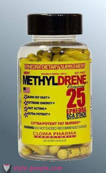 Fat Burner Methyldrene 25: σχόλια