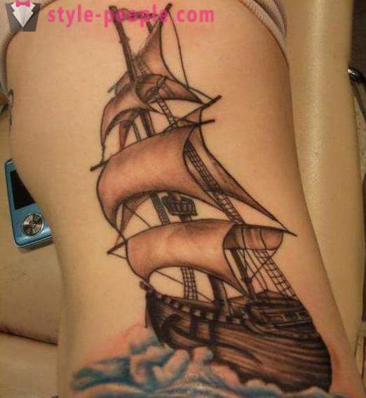 Τατουάζ «πλοίο» - οι πιθανές τιμές