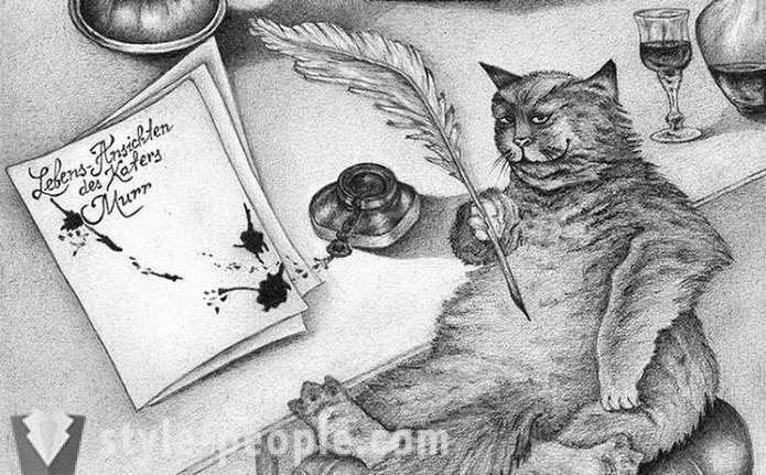 Η ιστορία της λογοτεχνικής γάτες