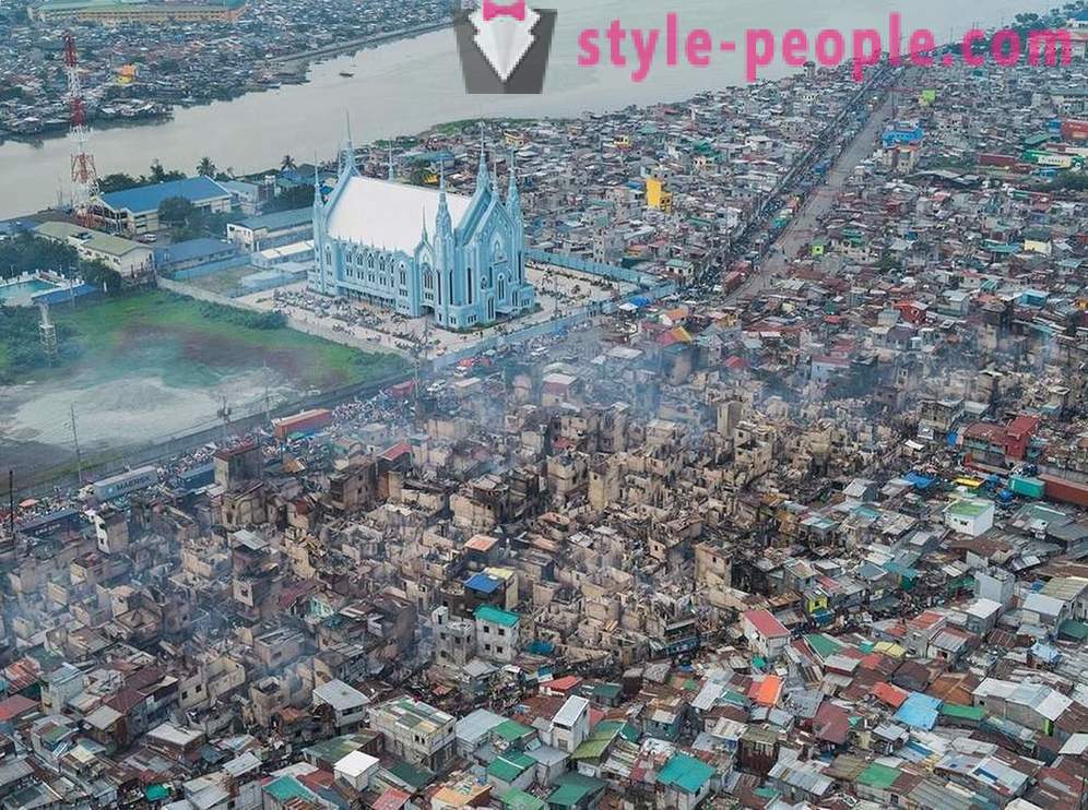 Οι φτωχογειτονιές της Μανίλα πανοραμική όψη