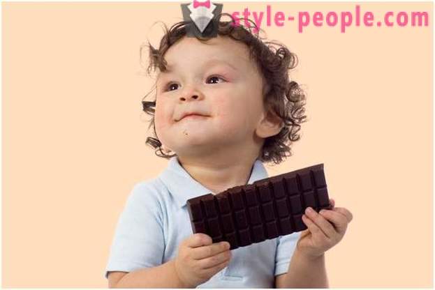Το παιδί αγαπά τη σοκολάτα: η χρήση καλούδια