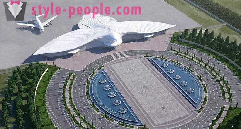 Τουρκμενιστάν άνοιξε το αεροδρόμιο στο σχήμα ιπτάμενου γερακιού