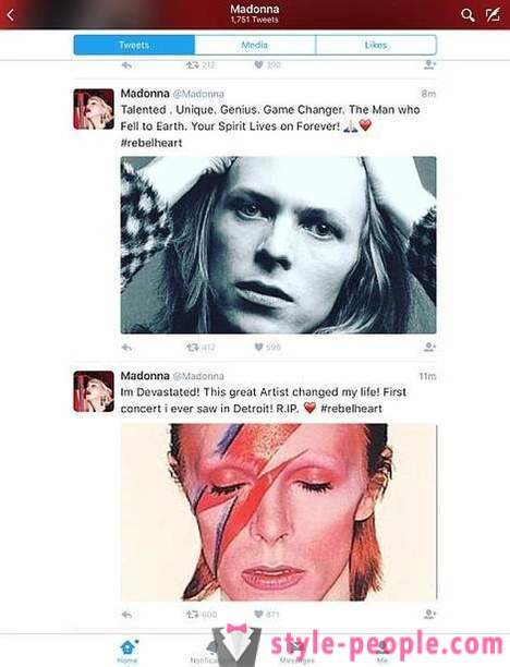 Οι φίλοι αποχαιρετήσουν τον David Bowie