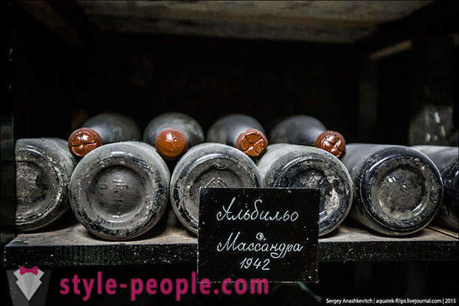 Η περίφημη συλλογή κρασιών Massandra