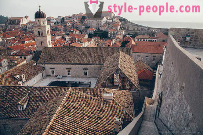 Αρχαία πόλη στην Κροατία, με πανοραμική όψη