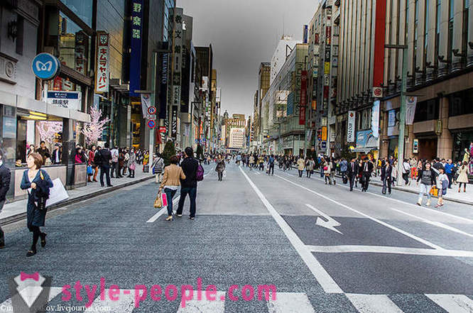 Ένα κομμάτι για τα ιαπωνικά λουτρά και μια βόλτα κατά μήκος του κεντρικού δρόμου του Τόκιο