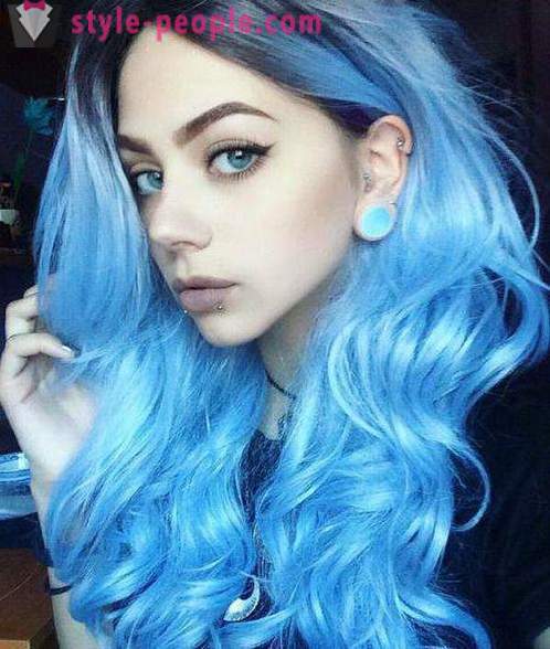 Το κορίτσι με μπλε μαλλιά: χαρακτηριστικά, περιγραφές και ενδιαφέροντα γεγονότα