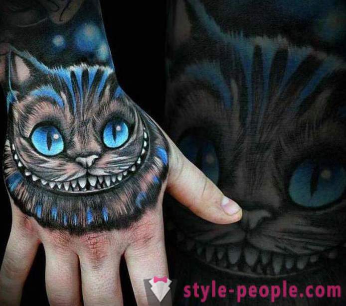 «Γάτα Τσέσαϊρ» - ένα τατουάζ, φορτισμένα θετικά