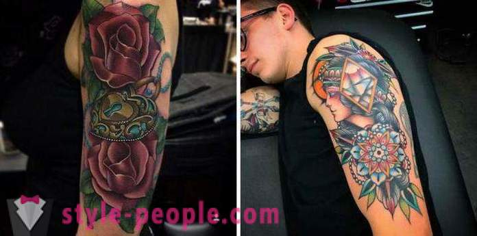 Σχέδια τέχνης στο σώμα: στυλ τατουάζ και τα χαρακτηριστικά τους