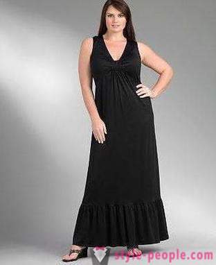 Μοντέλα φορέματα του καλοκαιριού και sundresses για τις παχύσαρκες γυναίκες άνω των 40 ετών (φωτογραφία). Μοντέλα και πρότυπα των μεγάλων φορέματα του καλοκαιριού