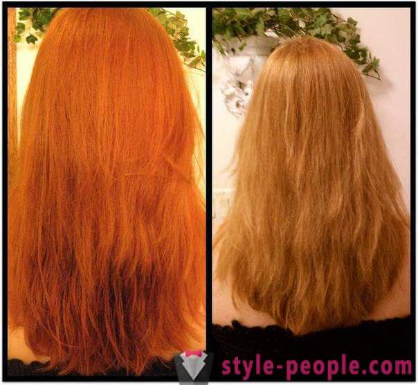 Γλυκερίνη μαλλιών στο σπίτι: σχόλια, φωτογραφίες. Lightening γλυκερίνη μαλλιά