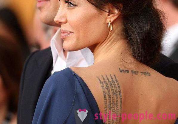 Αστέρι τατουάζ: Αντζελίνα Τζολί