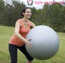 Άσκηση για fitball αδυνατίσματος. Οι καλύτερες ασκήσεις (fitball) για αρχάριους