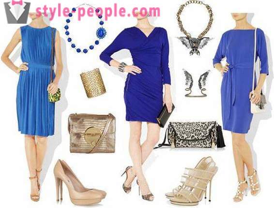 Μπλε φόρεμα: τι να φορέσει. Οι συστάσεις και οι ιδέες