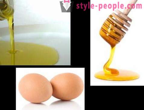 Το πετρέλαιο και το αυγό μάσκα μαλλιών